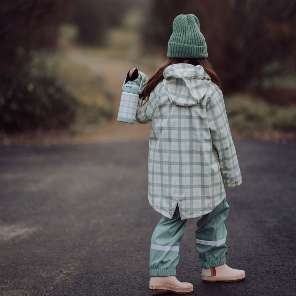 Fishtail Rain Jacket | Fern Plaid - The7Letter