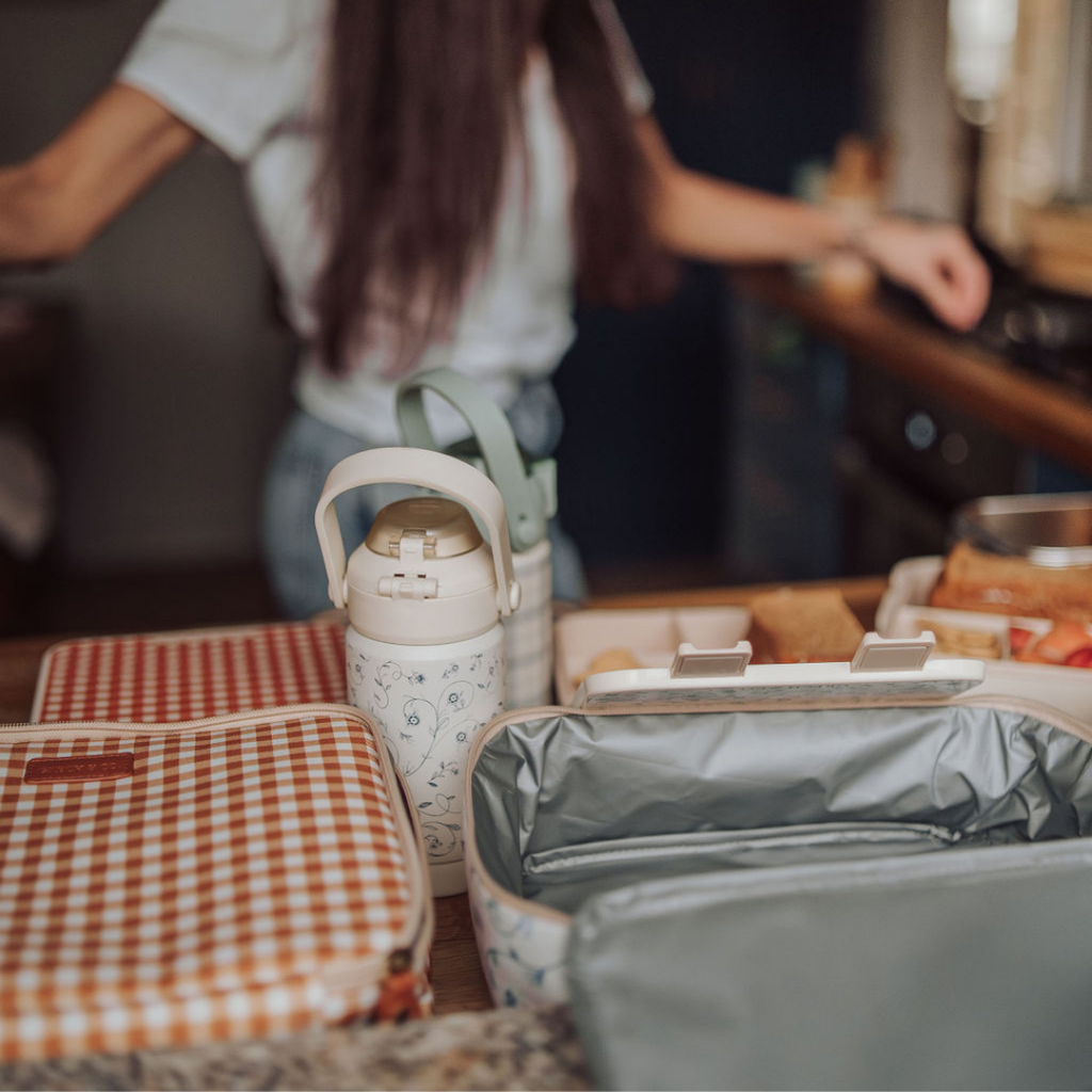 Insulated Lunch Bag | Sienna Gingham - The7Letter