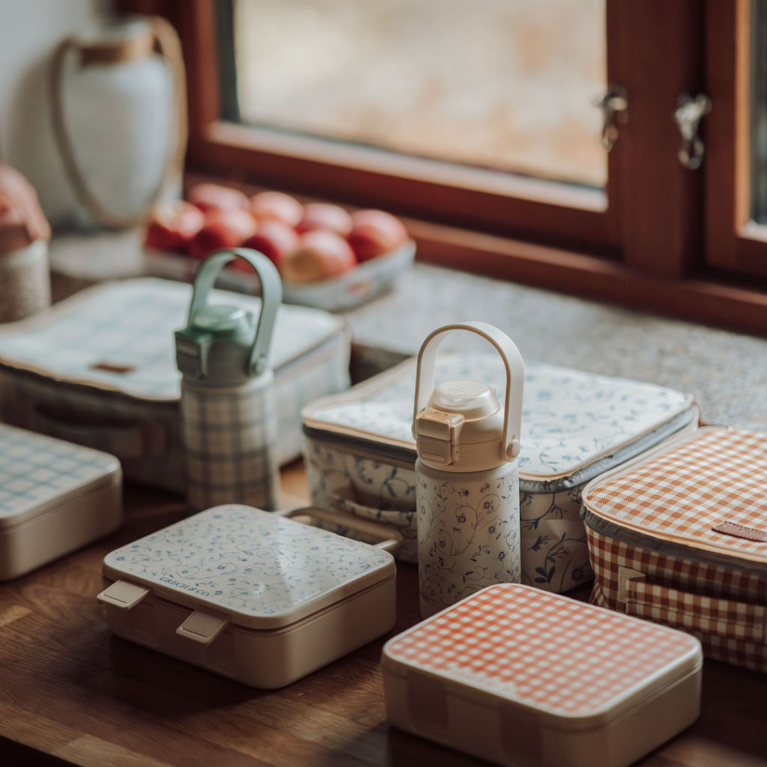3 Compartment Leakproof Lunchbox | Fern Plaid - The7Letter