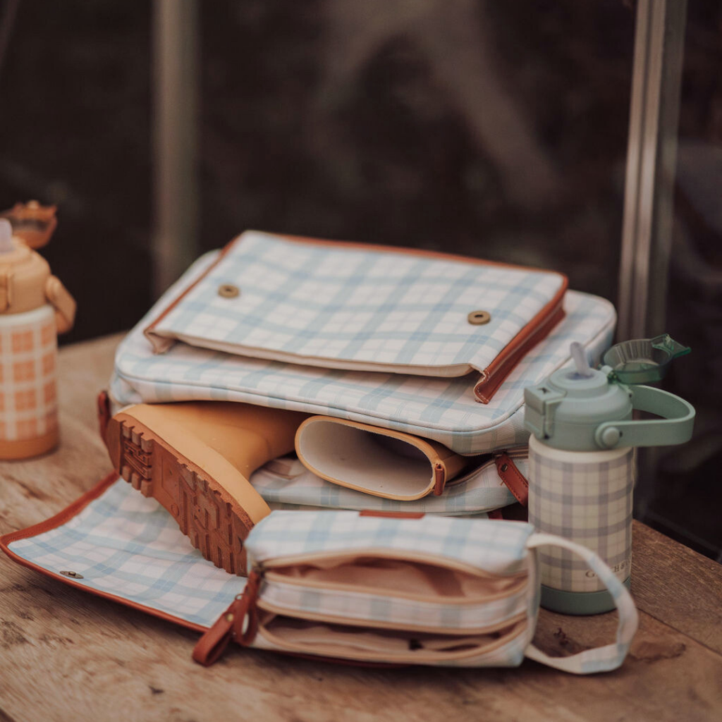 Two Compartment Pencil Case | Sunset Meadow - The7Letter