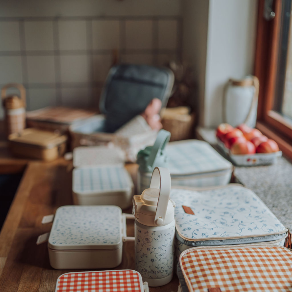 3 Compartment Leakproof Lunchbox | Sunset Meadow - The7Letter