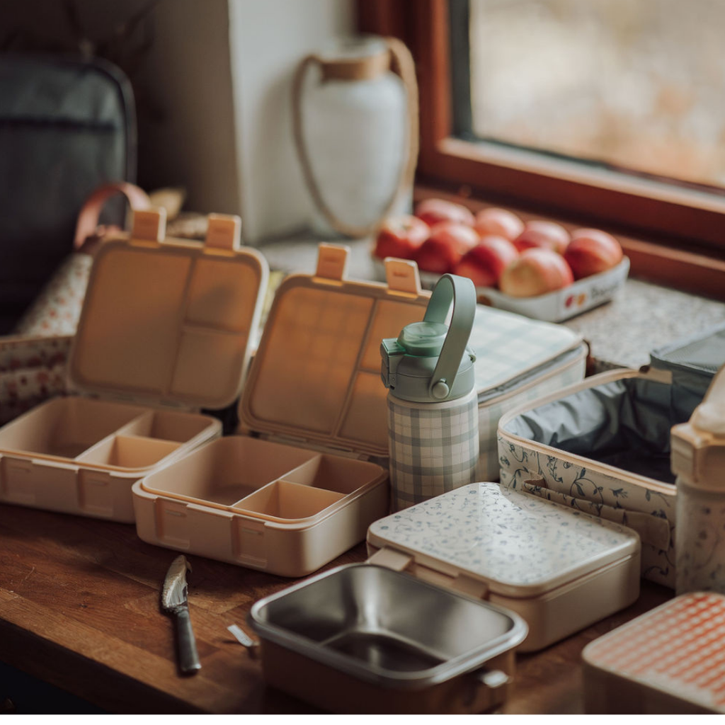 3 Compartment Leakproof Lunchbox | Fern Plaid - The7Letter