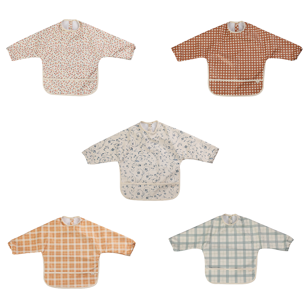 Smock Bib | Fern Plaid - The7Letter