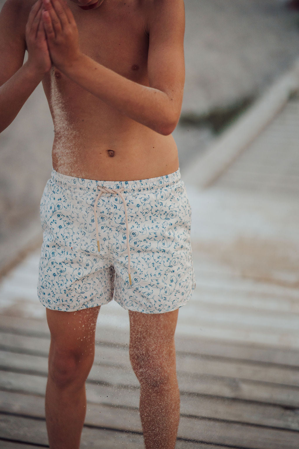 Swim Trunks | UPF + Recycled - Scandi Floral - The7Letter