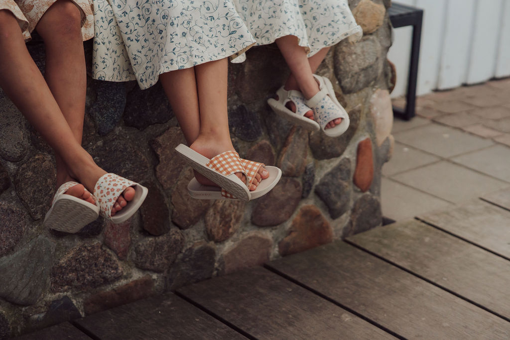 Slide Sandal | Sunset Meadow - The7Letter