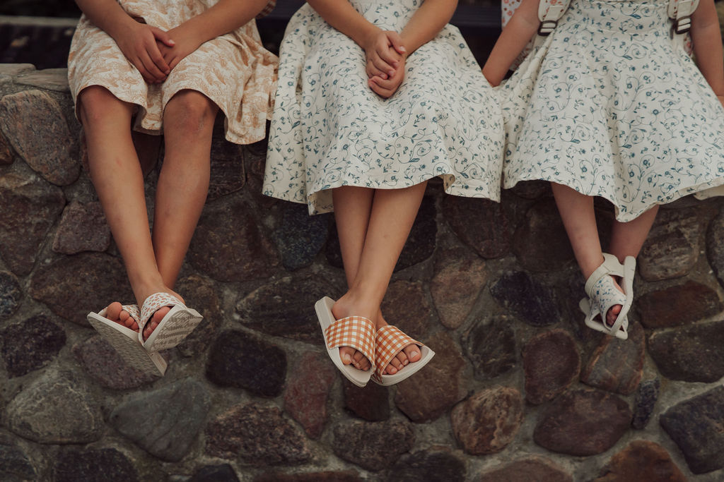 Slide Sandal | Sunset Meadow - The7Letter