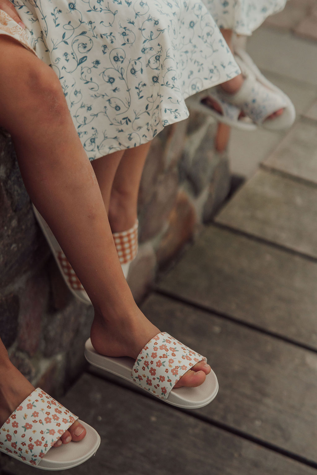 Slide Sandal | Sunset Meadow - The7Letter