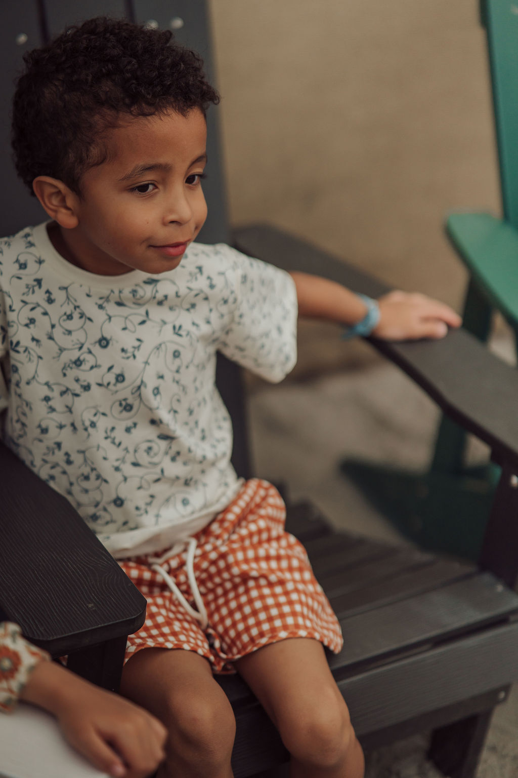 Swim Trunks | UPF + Recycled - Sienna Gingham - The7Letter
