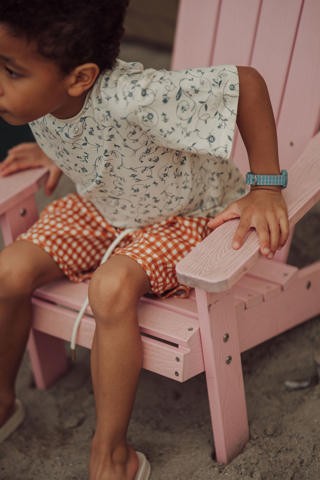 Swim Trunks | UPF + Recycled - Sienna Gingham - The7Letter