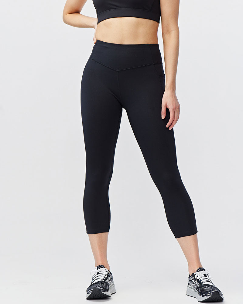 Go Again Women's Cropped Leggings Length 21" - The7Letter