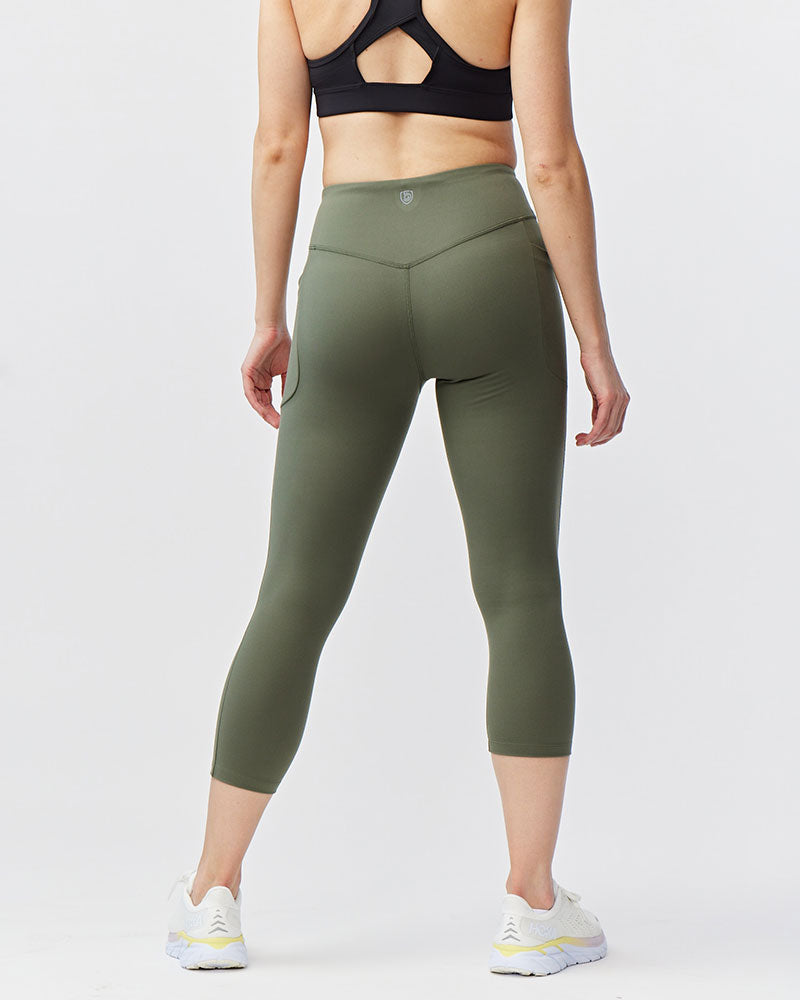 Go Again Women's Cropped Leggings Length 21" - The7Letter