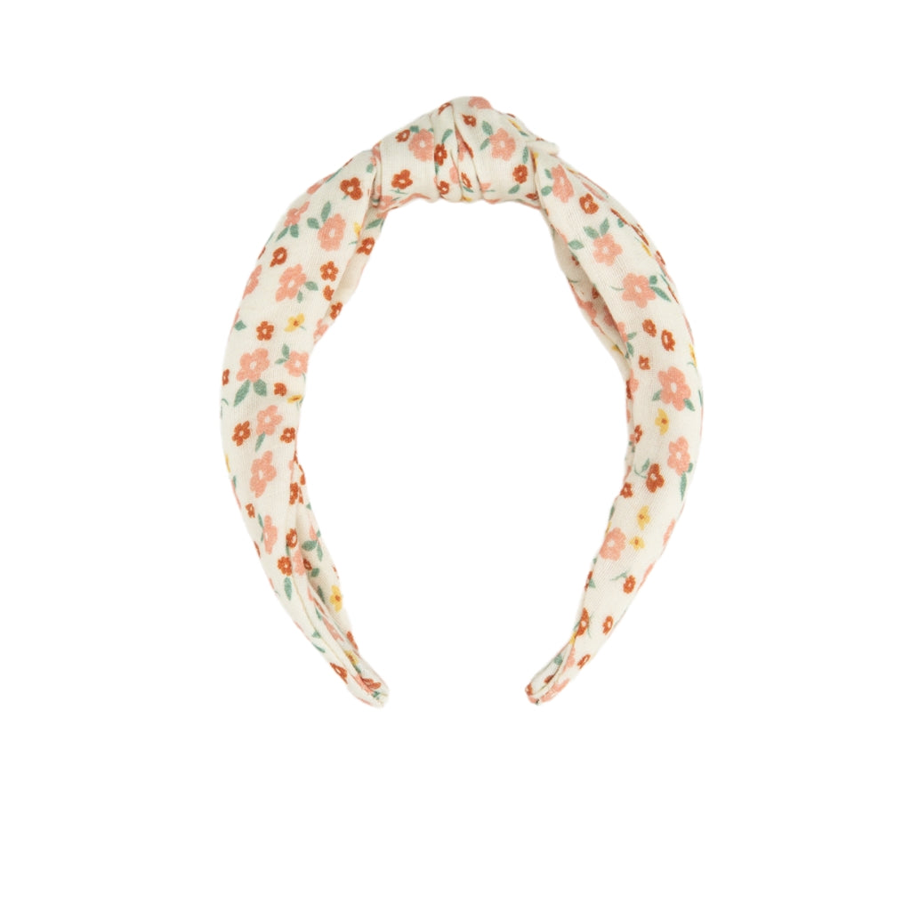 Classic Knot Headband | Organic Cotton | Sunset Meadow - The7Letter