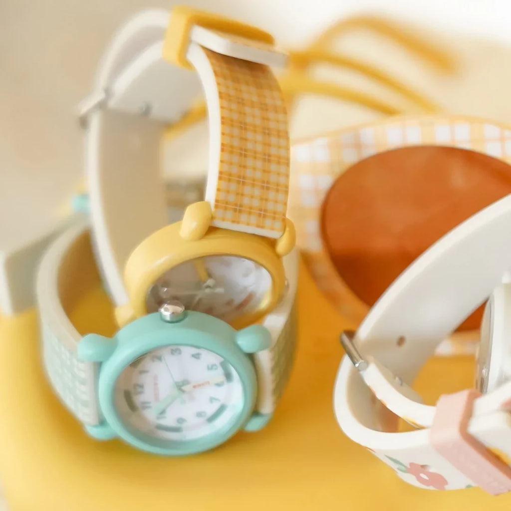 Classic Watches | Silicone + Stainless Steel | Fern Plaid - The7Letter