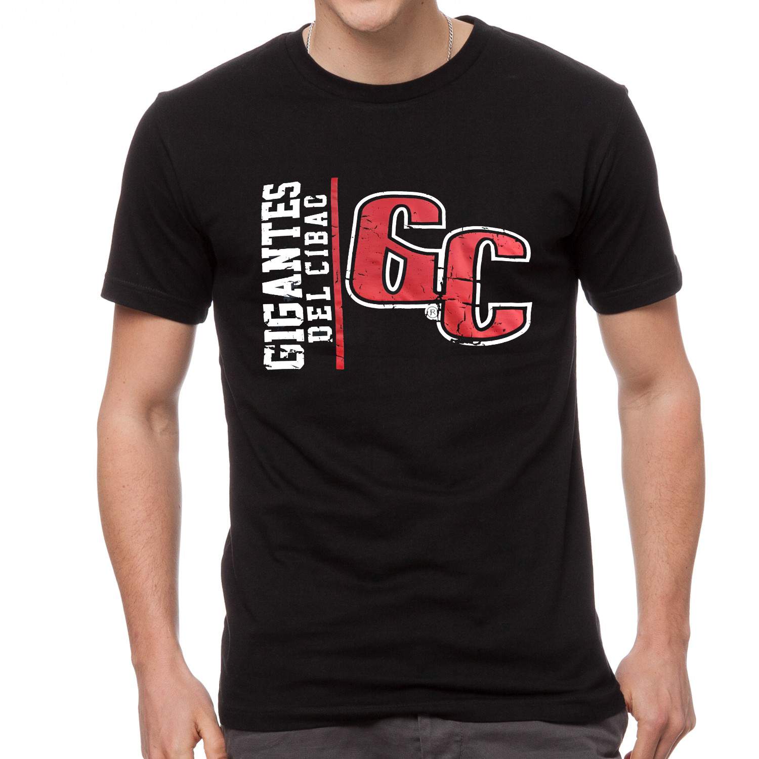 T-shirt noir vintage Gigantes del Cibao