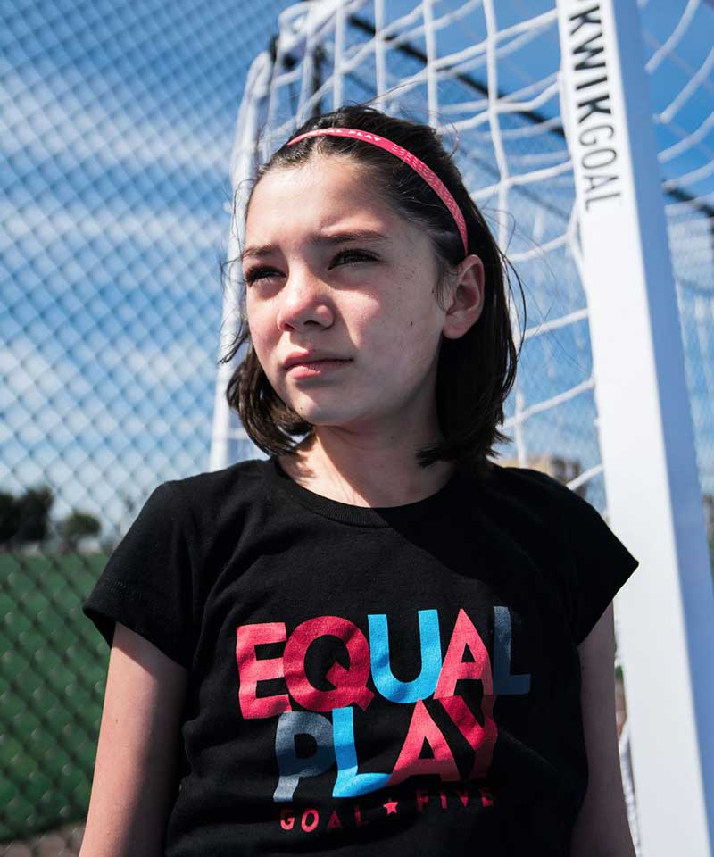 Equal Play Girls' Black T Shirt - The7Letter