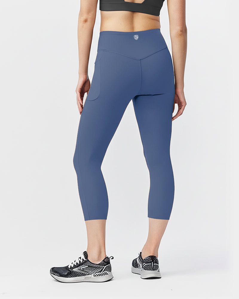 Go Again Women's Cropped Leggings Length 21" - The7Letter
