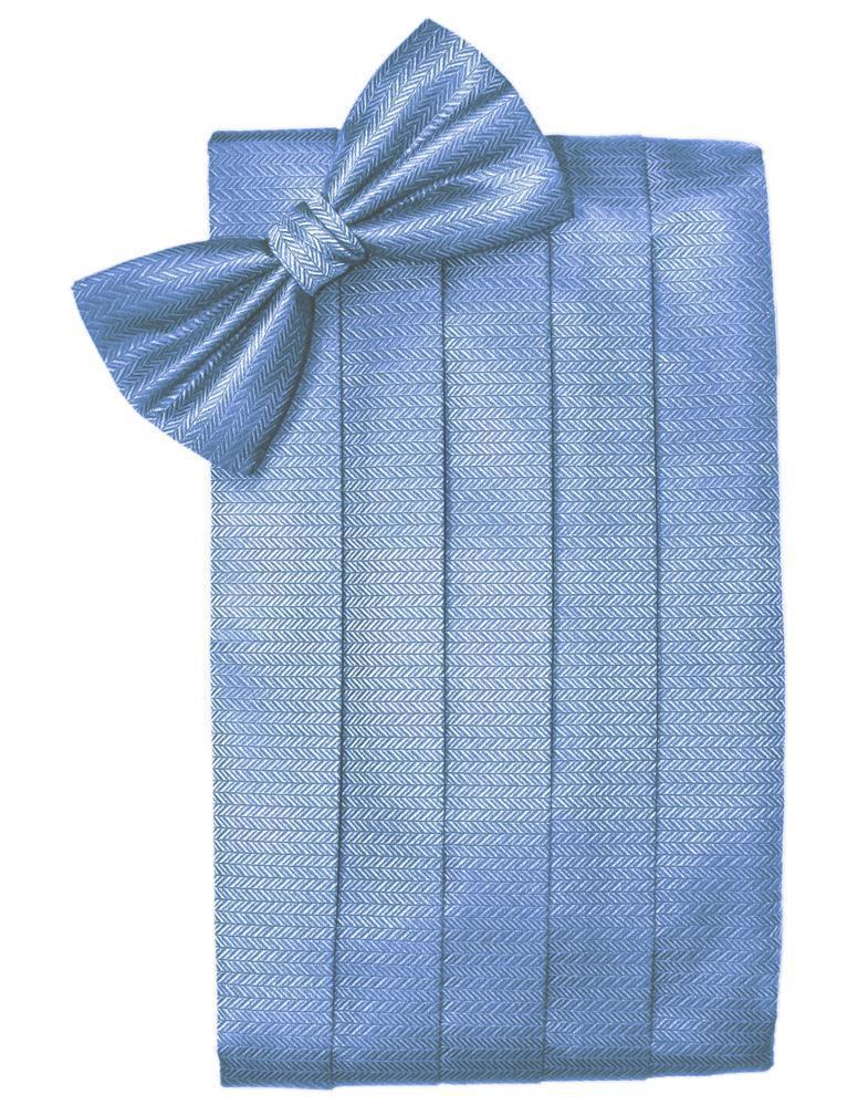 Set Herringbone Cummerbund & Bow Tie