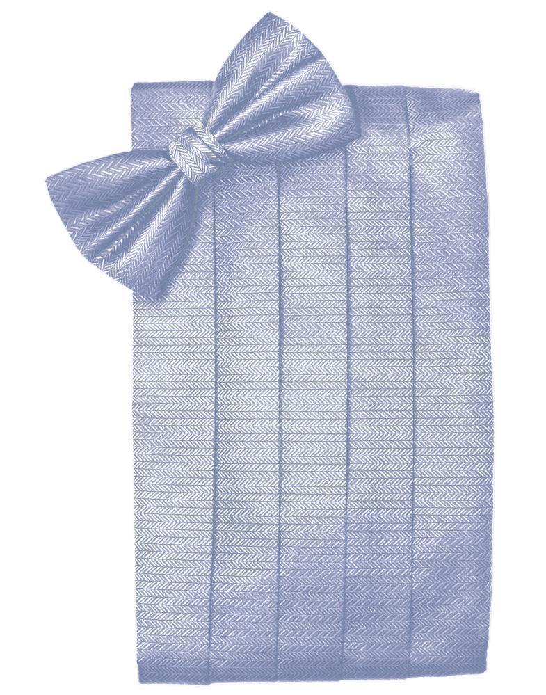 Set Herringbone Cummerbund & Bow Tie
