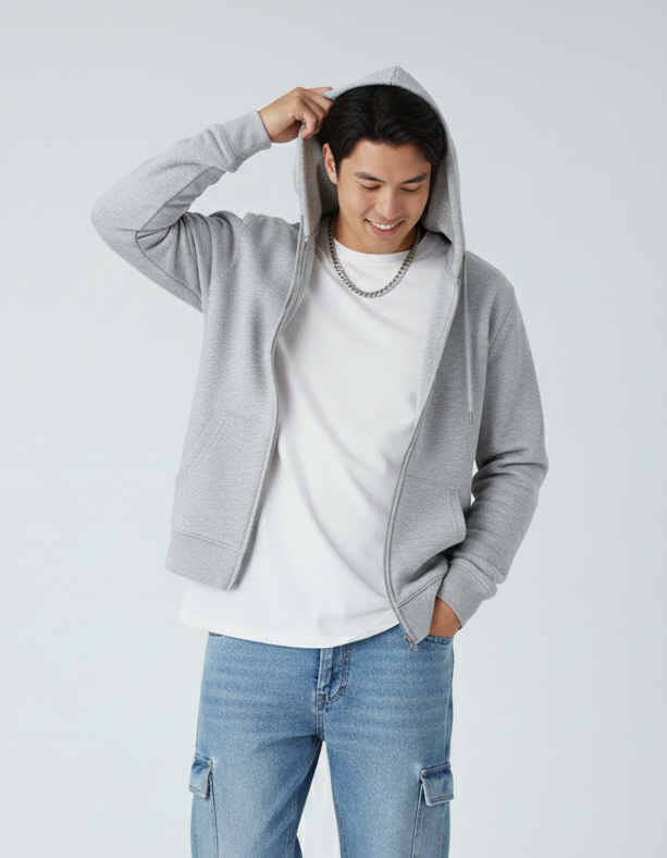 Heavyweight Zip Hoodie P2017 - The7Letter