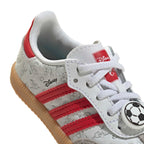 Adidas (TD) Disney Samba OG Elastische Schnürsenkel - Weiß/Rot