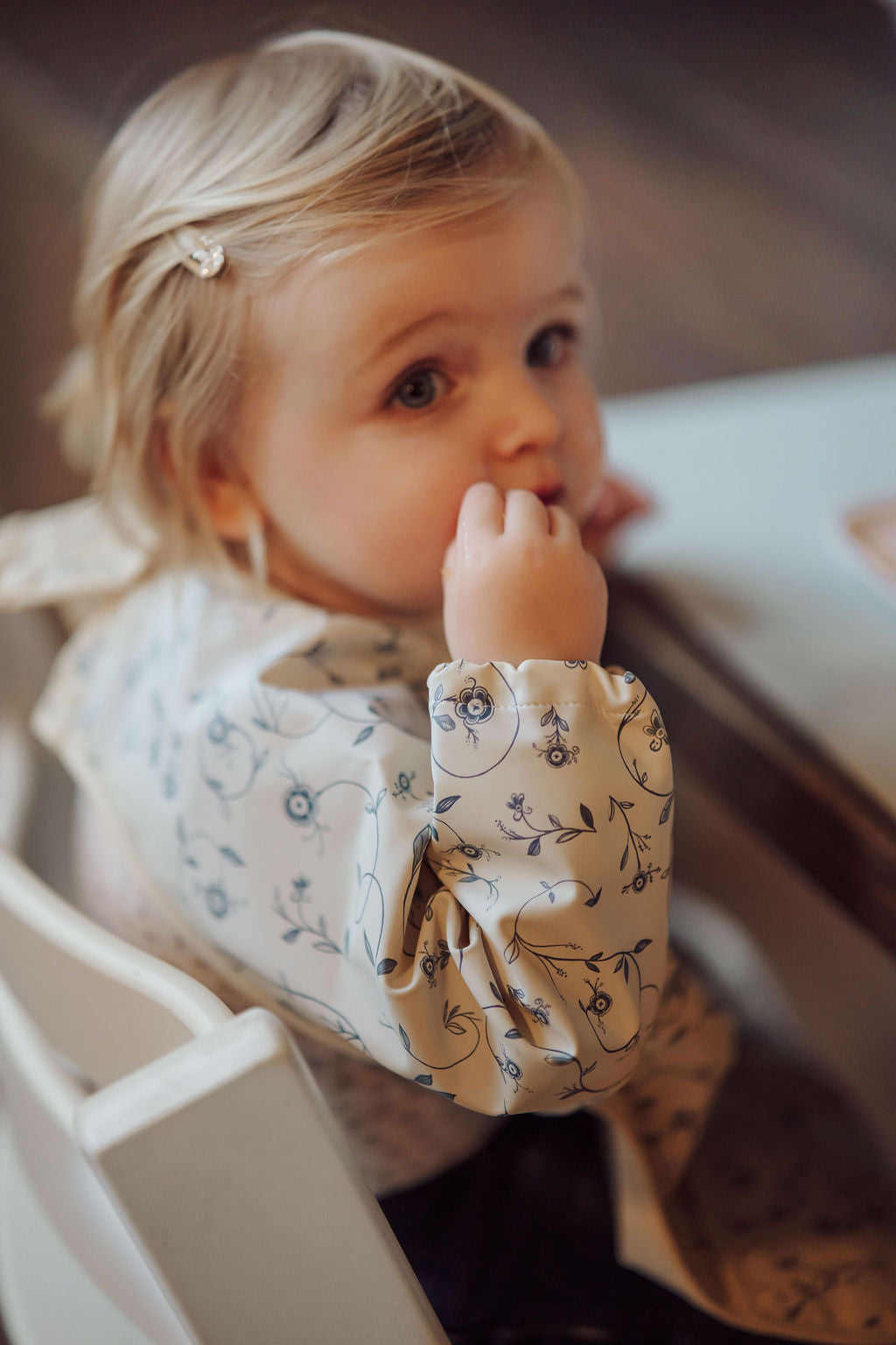 Smock Bib | Scandi Floral - The7Letter