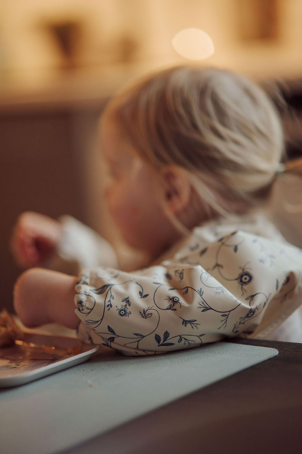 Smock Bib | Scandi Floral - The7Letter