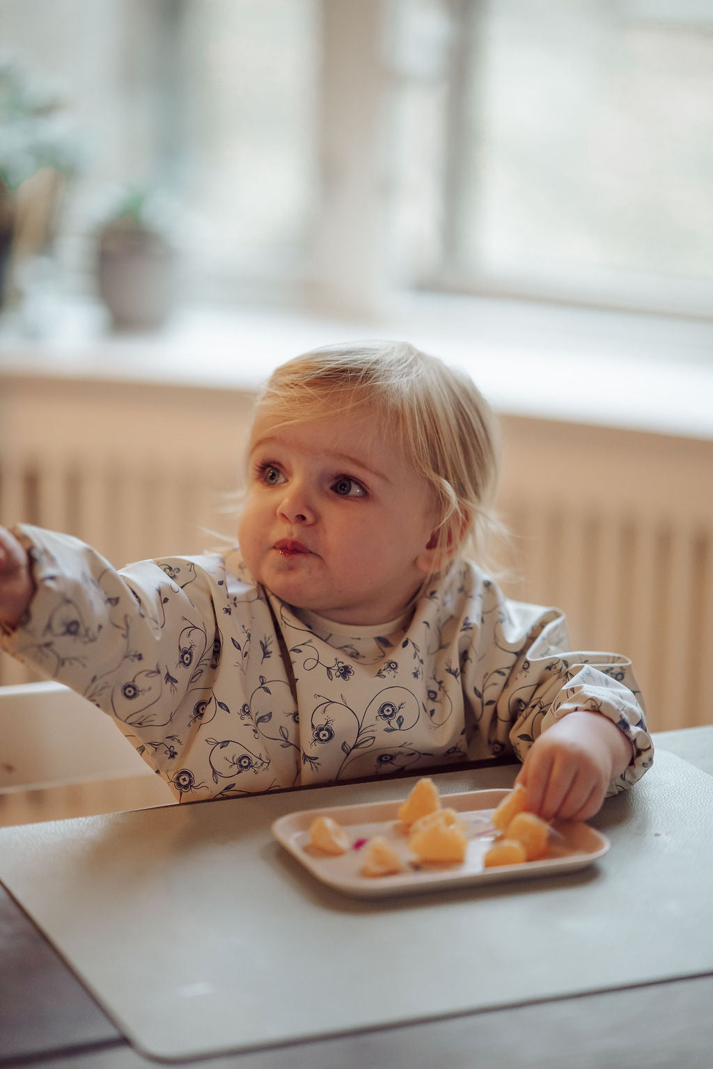 Smock Bib | Scandi Floral - The7Letter