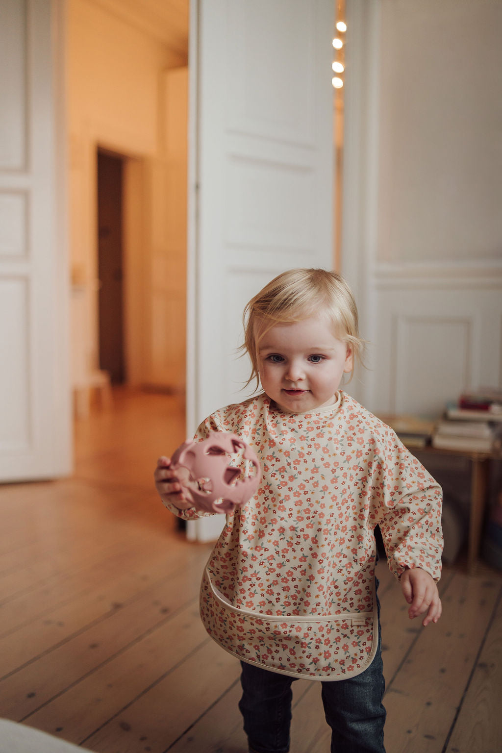 Smock Bib | Sunset Meadow - The7Letter