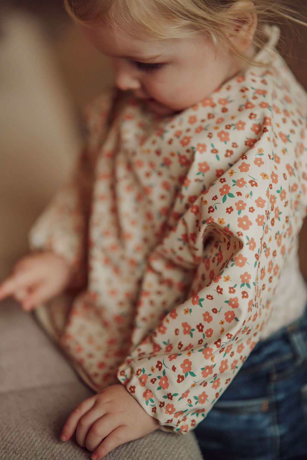Smock Bib | Sunset Meadow - The7Letter