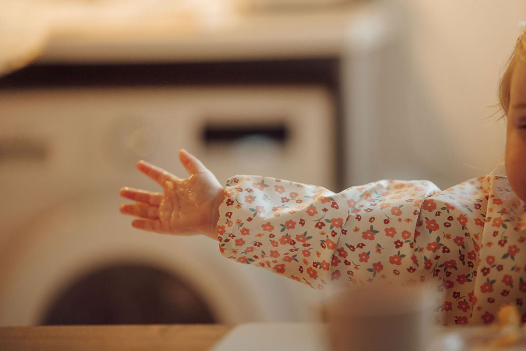 Smock Bib | Sunset Meadow - The7Letter