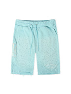 Gala Original Rhinestone Terry Shorts - Washed Sky Blue