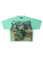 Godspeed Mother Cairo Boxy Fit T-Shirt – Petrol