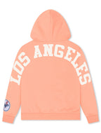 Sweat à capuche ample Pro Standard La Dodgers Wingspan - Goyave