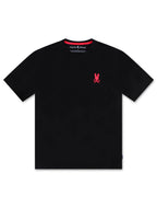 T-shirt Psycho Bunny Sloan avec motif au dos - Noir
