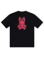 T-shirt Psycho Bunny Sloan avec motif au dos - Noir