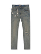 Melee V12 Jean – Blue Oil Wash