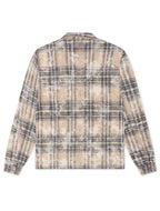 Chemise en flanelle Rebel Denim ornée de strass - Grise