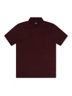 Lacoste Signature Print Polo Shirt - Bordeaux
