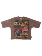 First Row Countdown Cropped Tee – Caffe