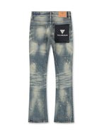 Jean Valabasas Hibet Stacked - Bleu vintage