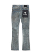 Valabasas Astonish Stacked Jeans - Dirty Blue