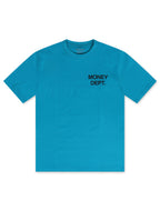 T-shirt épais Money Dept. Los Angeles - Aqua