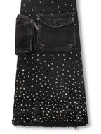 Vicious Denim All Over Rhinestone Jeans - Black