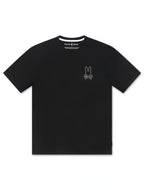 T-shirt Psycho Bunny Hamilton brodé - Noir