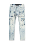 Jordan Craig Sean Cargo Jeans - Iced White