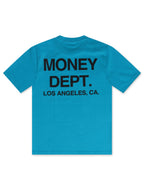T-shirt épais Money Dept. Los Angeles - Aqua