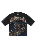 Godspeed Liberty Cruiser Boxy T-Shirt – Schwarz