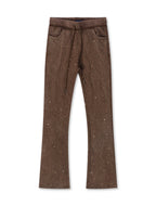 Rebel Denim Diamond Stacked Sweatpants – Braun