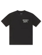 T-shirt imprimé bouffant Money Dept. Los Angeles - Noir/Gris