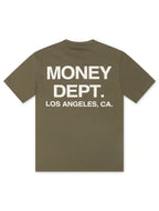 Money Dept. Los Angeles Heavyweight Tee – Helloliv/Weiß